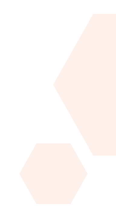 Black background with two dark hexagons.