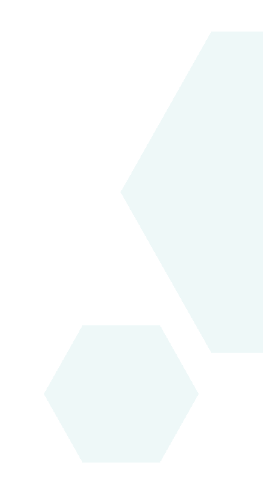 Black hexagons on a dark background.